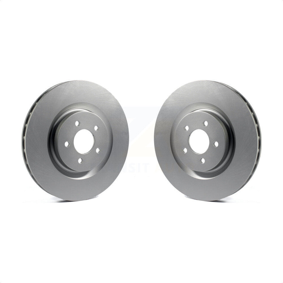 Front Coated Disc Brake Rotors Pair For Ford Mustang KG-100090 by Genius