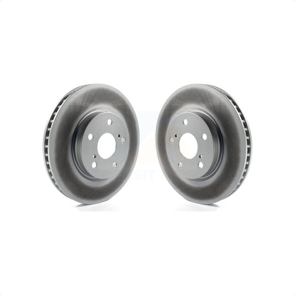 Front Coated Disc Brake Rotors Pair For Lexus IS250 KG-100260 by Genius