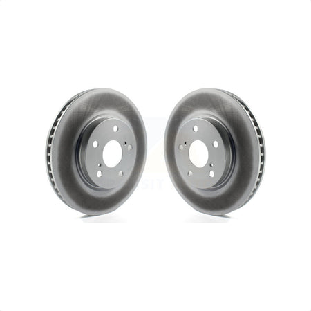 Front Coated Disc Brake Rotors Pair For Lexus IS250 KG-100260 by Genius