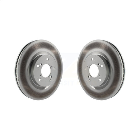 Front Coated Disc Brake Rotors Pair For Honda Odyssey Acura TL KG-100308 by Genius