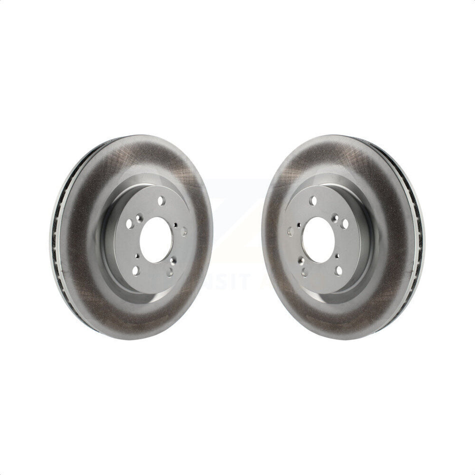 Front Coated Disc Brake Rotors Pair For Honda Odyssey Acura TL KG-100308 by Genius