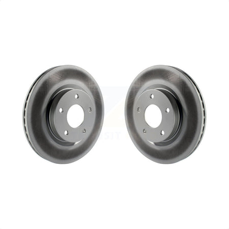 Front Coated Disc Brake Rotors Pair For Nissan Altima KG-100366 by Genius