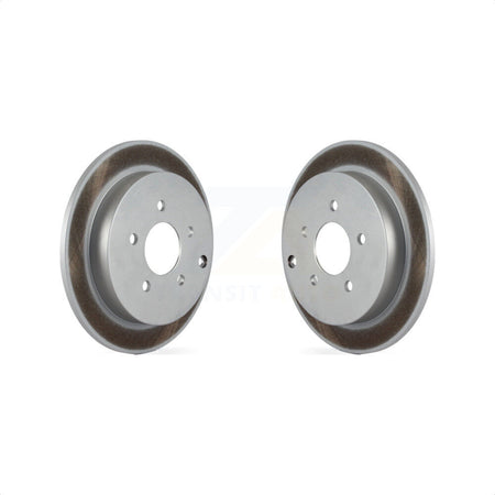 Rear Coated Disc Brake Rotors Pair For Buick Rendezvous Chevrolet Venture Pontiac Montana Aztek Oldsmobile Silhouette KG-100389 by Genius