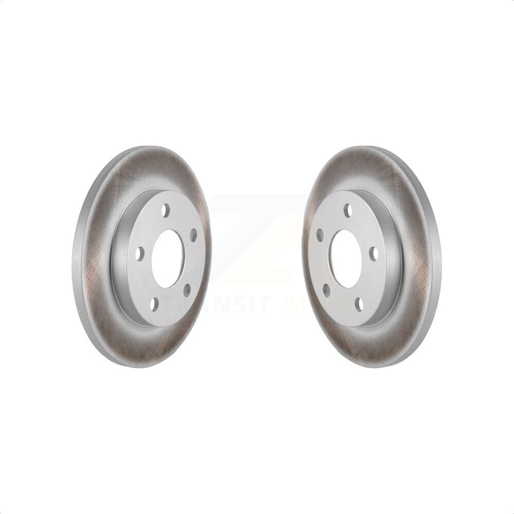 Rear Coated Disc Brake Rotors Pair For Chevrolet Impala Pontiac Grand Prix Buick LaCrosse Limited Allure KG-100391 by Genius