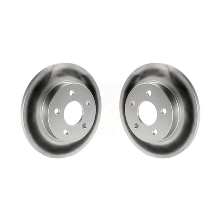 Rear Coated Disc Brake Rotors Pair For Chevrolet Malibu Pontiac G6 Cobalt Saturn Ion HHR Aura G5 Pursuit KG-100392 by Genius