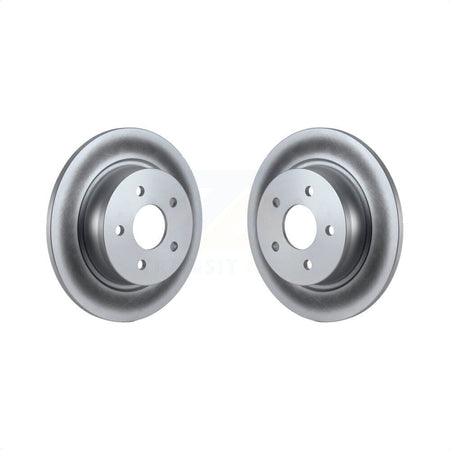 Rear Coated Disc Brake Rotors Pair For Ford Escape Transit Connect C-Max KG-100453 by Genius