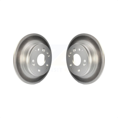 Rear Coated Disc Brake Rotors Pair For Acura TL Honda Element KG-100529 by Genius