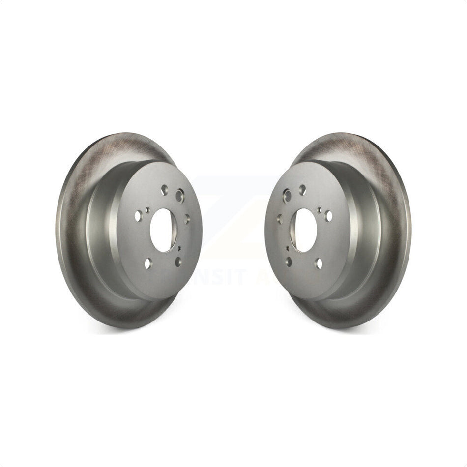 Rear Coated Disc Brake Rotors Pair For Lexus IS250 KG-100581 by Genius