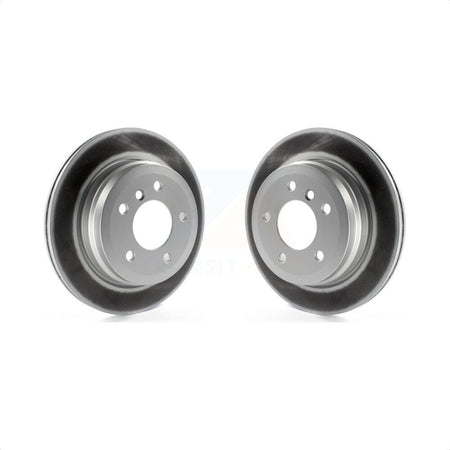 Rear Coated Disc Brake Rotors Pair For BMW 328i xDrive X1 328xi 325xi KG-100583 by Genius