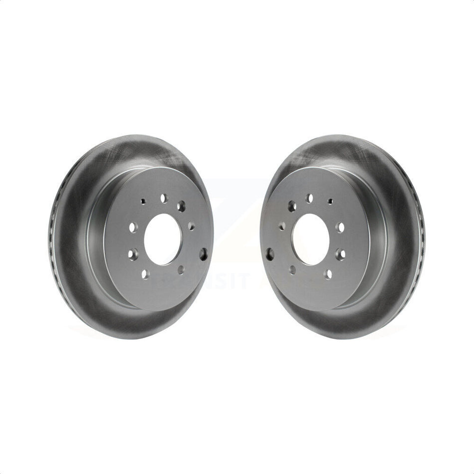 Rear Coated Disc Brake Rotors Pair For Ford Edge Mazda CX-7 Lincoln MKX KG-100587 by Genius