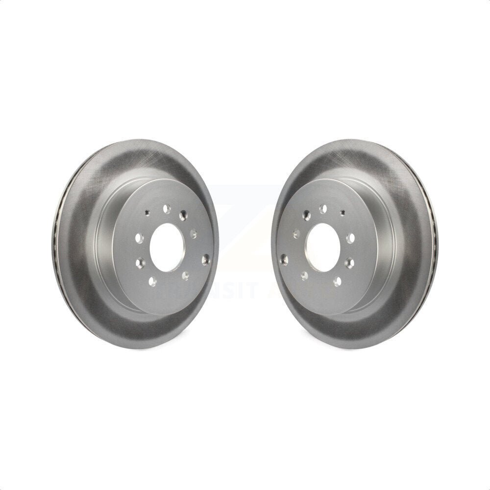 Rear Coated Disc Brake Rotors Pair For 2007-2015 Mazda CX-9 KG-100594 by Genius