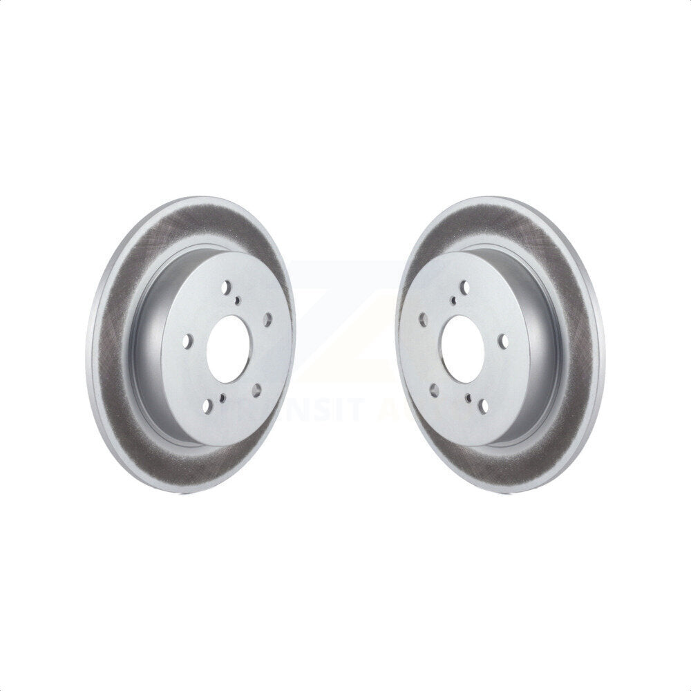 Rear Coated Disc Brake Rotors Pair For Suzuki SX4 Crossover KG-100603 by Genius