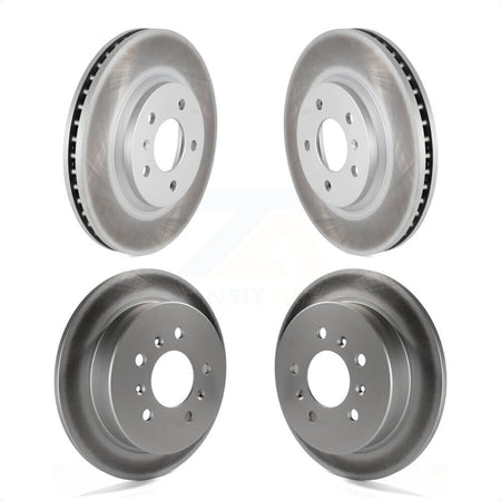 Front Rear Coated Disc Brake Rotors Kit For Chevrolet Impala Monte Carlo KG-100730 by Genius