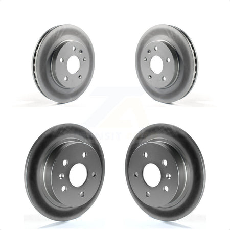 Front Rear Coated Disc Brake Rotors Kit For Chevrolet Malibu Limited KG-100746 by Genius