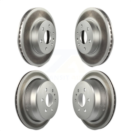 Front Rear Coated Disc Brake Rotors Kit For 2015-2020 Chevrolet Colorado GMC Canyon KG-100755 by Genius