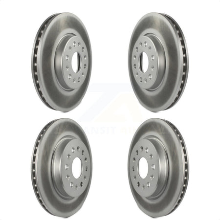 Front Rear Coated Disc Brake Rotors Kit For Chevrolet Traverse GMC Acadia Buick Enclave Blazer KG-100756 by Genius