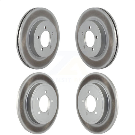 Front Rear Coated Disc Brake Rotors Kit For Ford Explorer Mercury Mountaineer KG-100763 by Genius