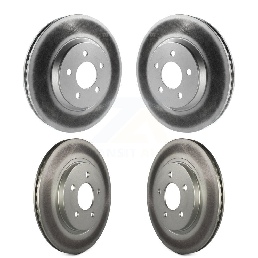 Front Rear Coated Disc Brake Rotors Kit For Ford Mustang KG-100782 by Genius