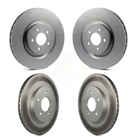 Front Rear Coated Disc Brake Rotors Kit For Ford Mustang KG-100785 by Genius