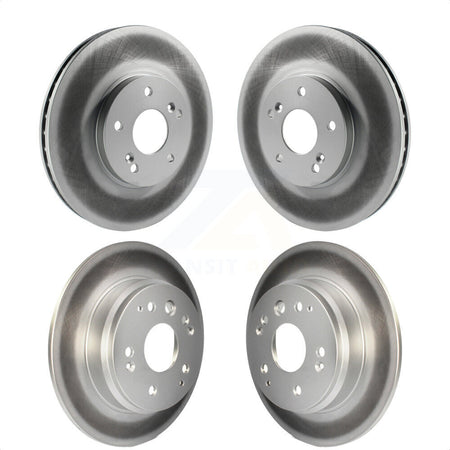 Front Rear Coated Disc Brake Rotors Kit For Acura TL KG-100894 by Genius