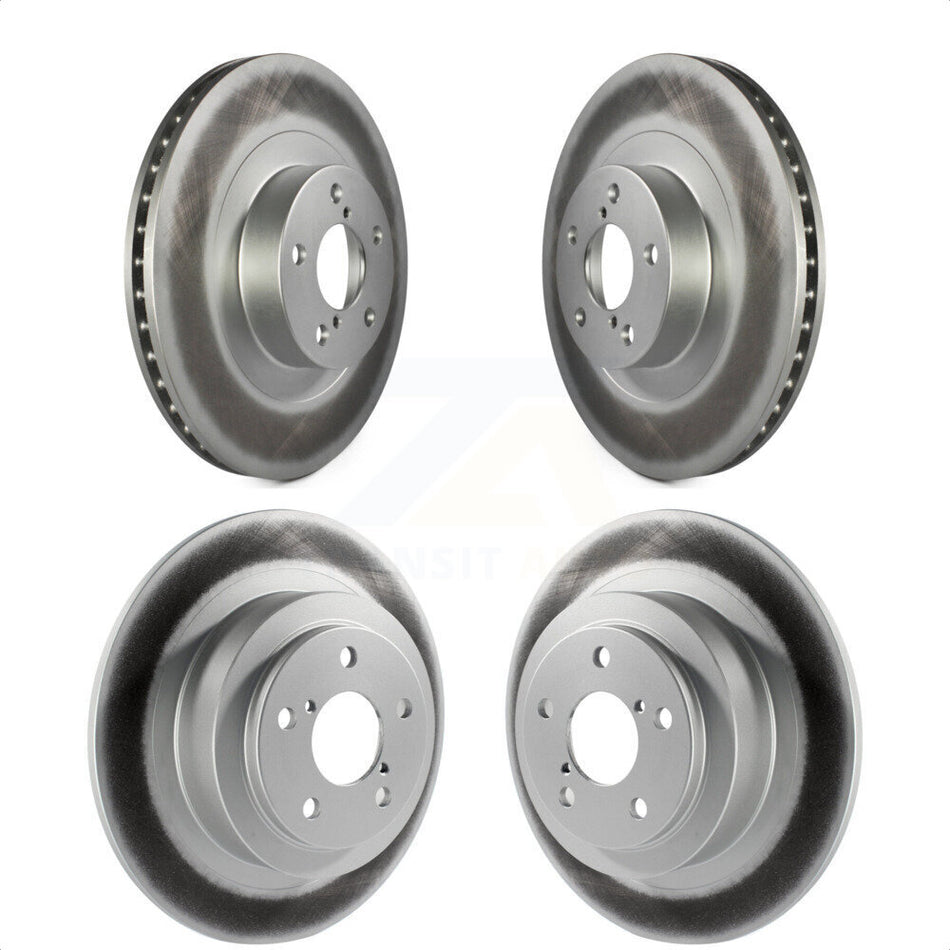 Front Rear Coated Disc Brake Rotors Kit For Subaru Outback Legacy Baja KG-100937 by Genius