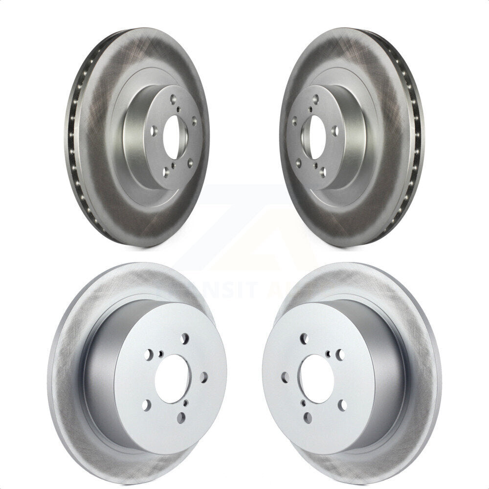 Front Rear Coated Disc Brake Rotors Kit For 2005-2005 Subaru Outback Legacy KG-100939 by Genius