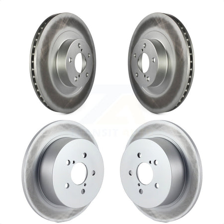 Front Rear Coated Disc Brake Rotors Kit For 2005-2005 Subaru Outback Legacy KG-100939 by Genius