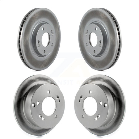 Front Rear Coated Disc Brake Rotors Kit For Hyundai XG350 KG-100956 by Genius