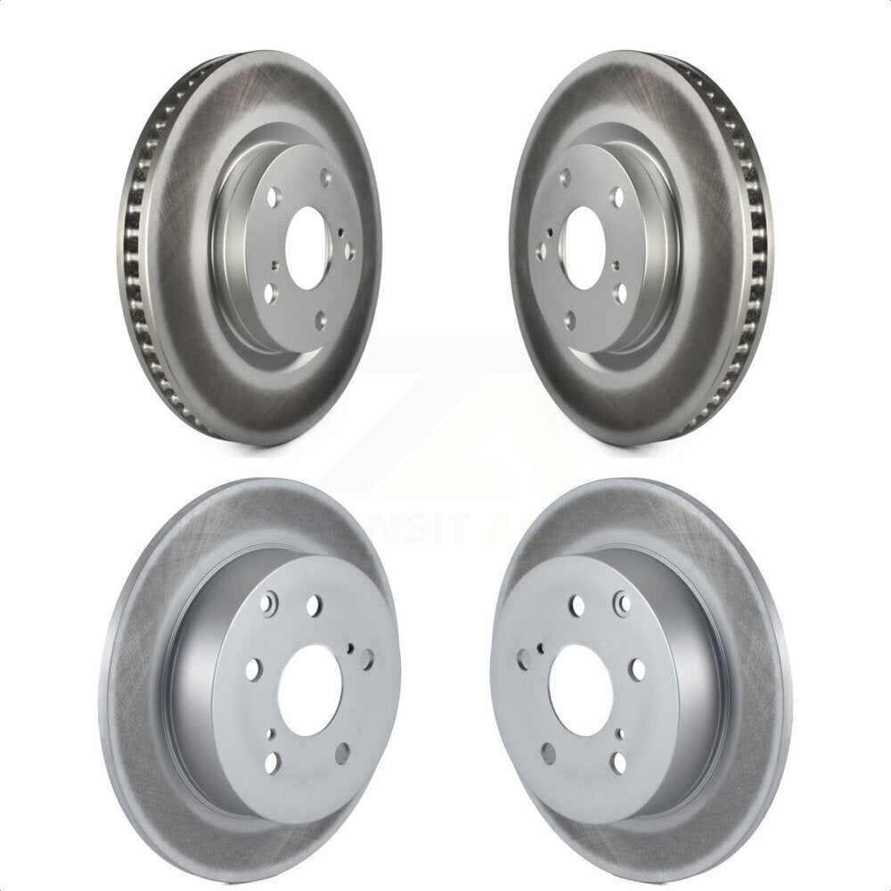 Front Rear Coated Disc Brake Rotors Kit For Toyota Matrix Pontiac Vibe KG-101026 by Genius