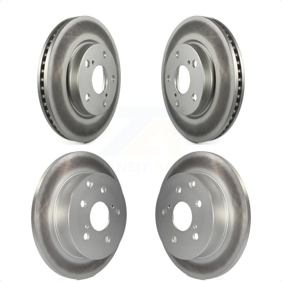 Front Rear Coated Disc Brake Rotors Kit For Toyota RAV4 Lexus HS250h KG-101034 by Genius