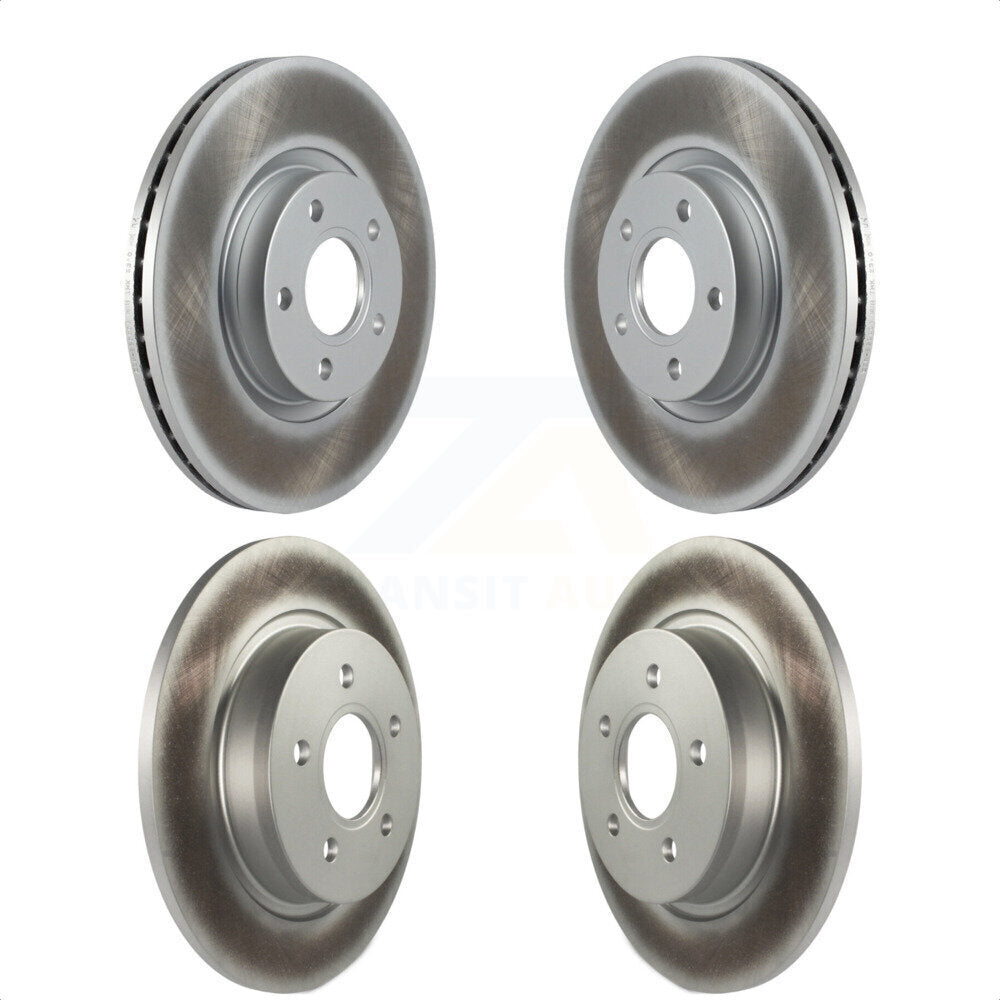 Front Rear Coated Disc Brake Rotors Kit For Volvo S40 C70 C30 V50 KG-101068 by Genius