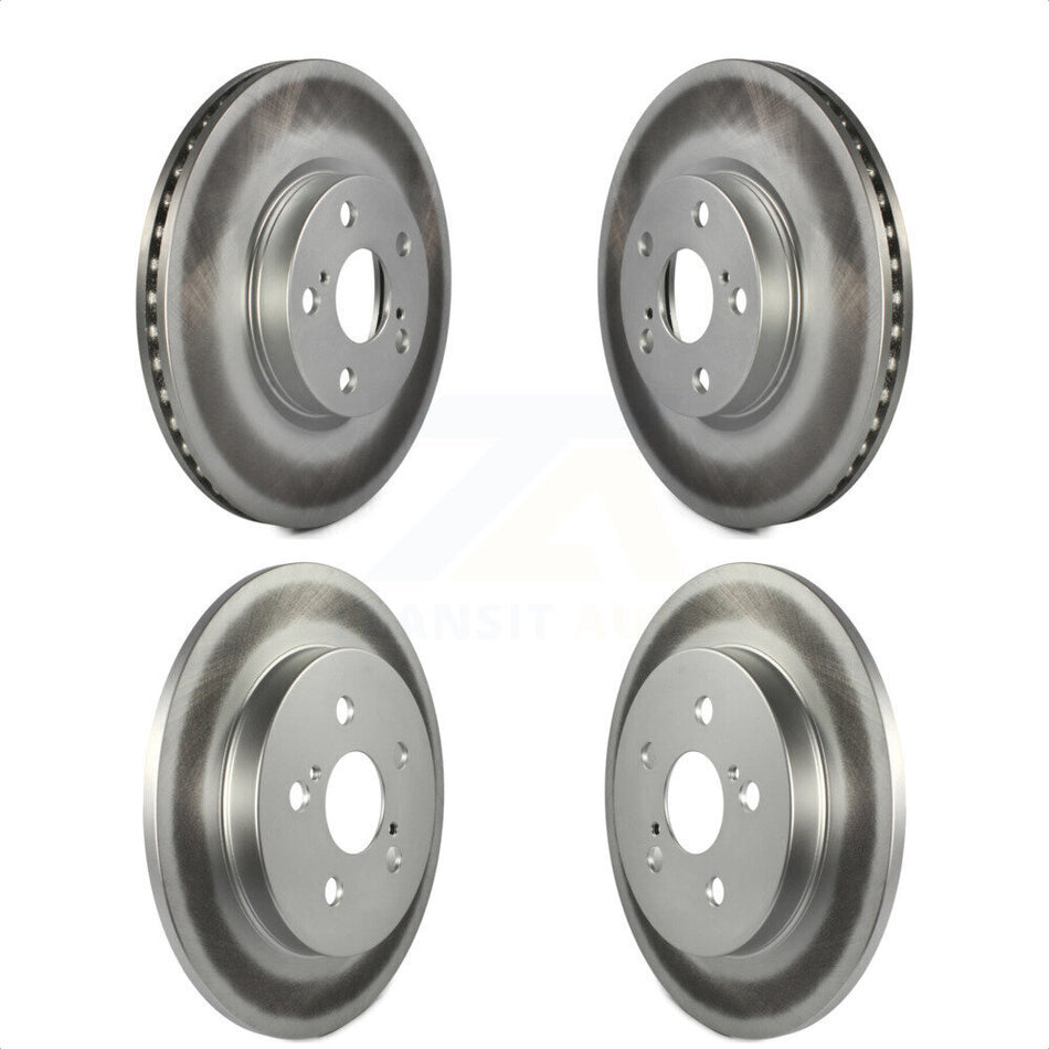 Front Rear Coated Disc Brake Rotors Kit For Toyota Corolla Matrix Pontiac Vibe KG-101076 by Genius