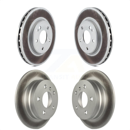 Front Rear Coated Disc Brake Rotors Kit For 2006-2011 Mercedes-Benz B200 KG-101101 by Genius