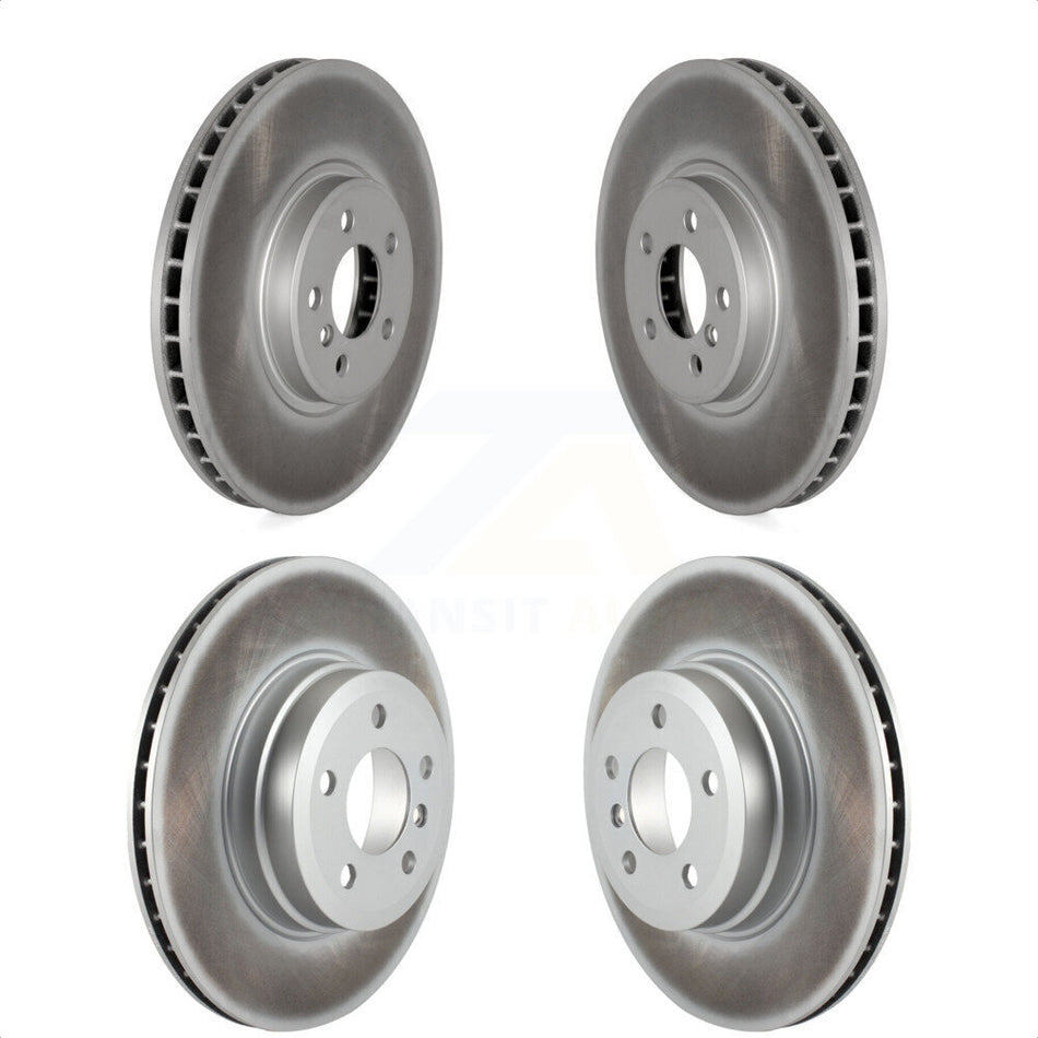 Front Rear Coated Disc Brake Rotors Kit For BMW X5 X6 xDrive50i KG-101111 by Genius