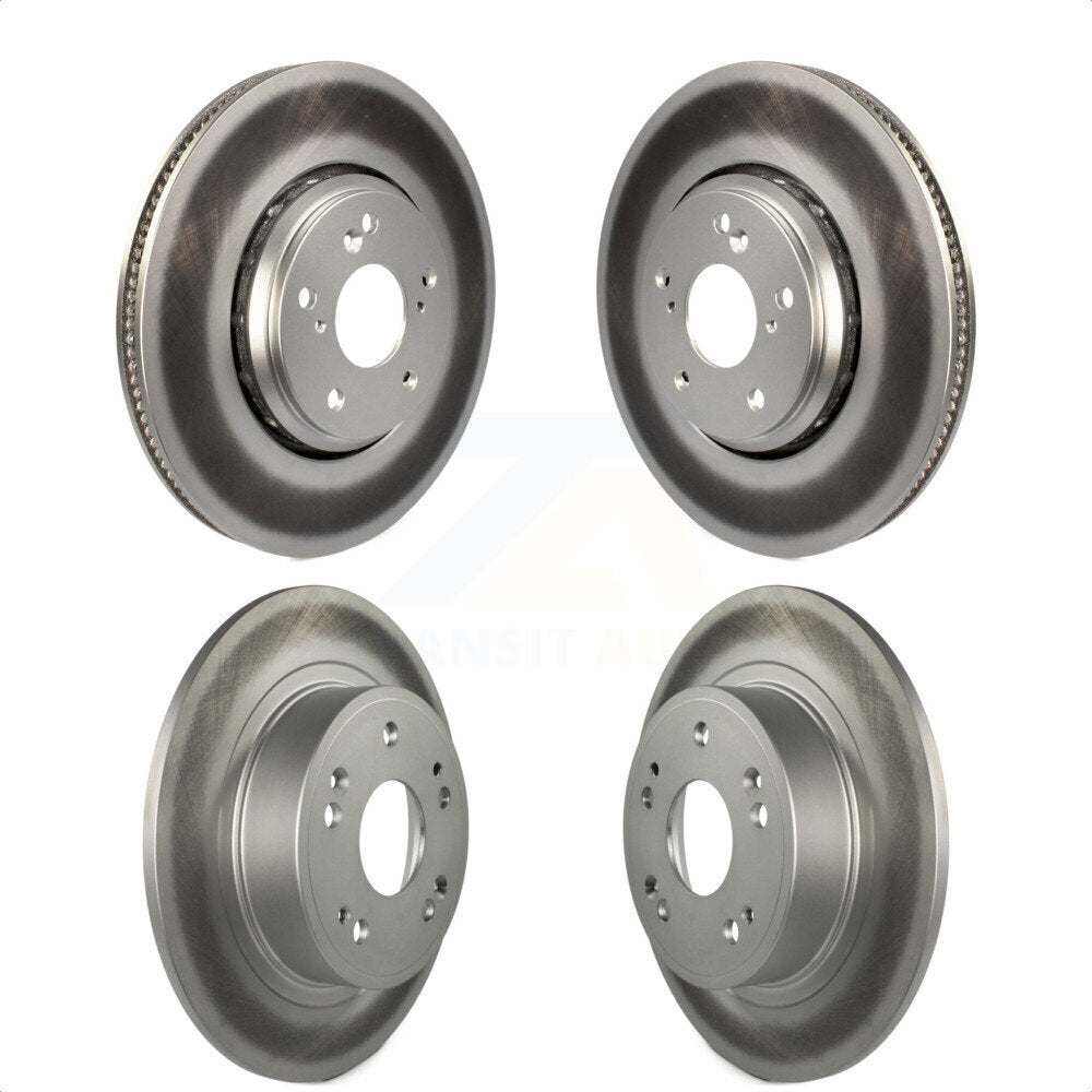 Front Rear Coated Disc Brake Rotors Kit For Honda Accord Acura ILX KG-101200 by Genius