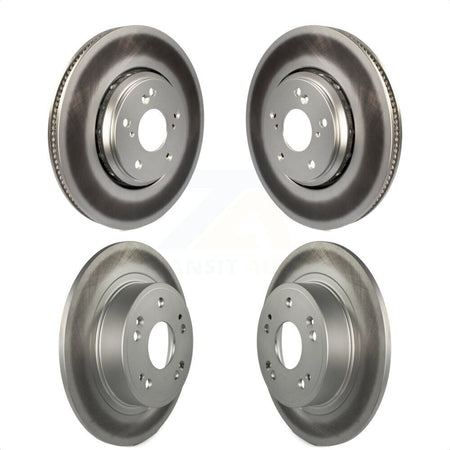 Front Rear Coated Disc Brake Rotors Kit For Honda Accord Acura ILX KG-101200 by Genius