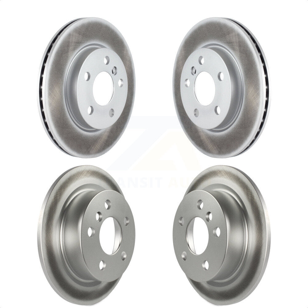 Front Rear Coated Disc Brake Rotors Kit For Mini Cooper KG-101202 by Genius