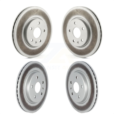 Front Rear Coated Disc Brake Rotors Kit For Cadillac XT4 Buick Envision KG-101236 by Genius