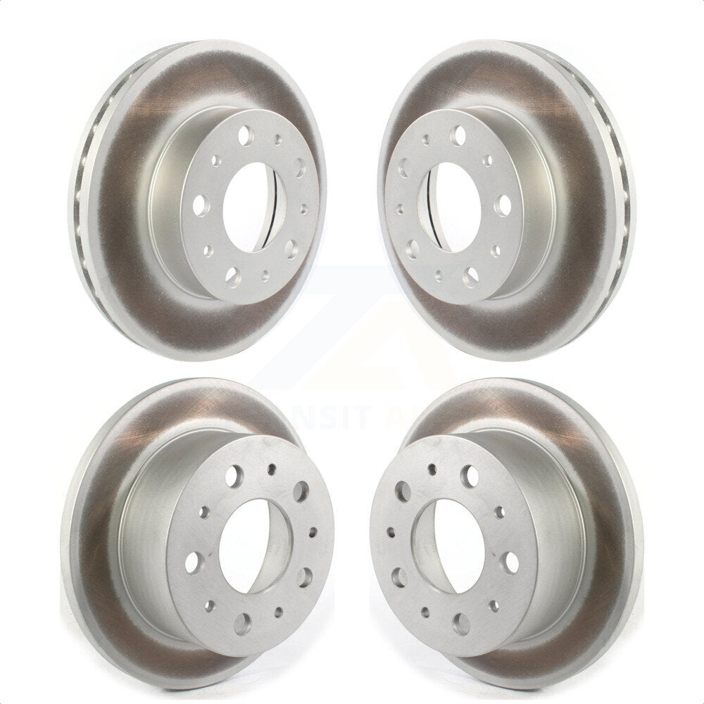 Front Rear Coated Disc Brake Rotors Kit For Ram ProMaster 1500 2500 3500 KG-101245 by Genius