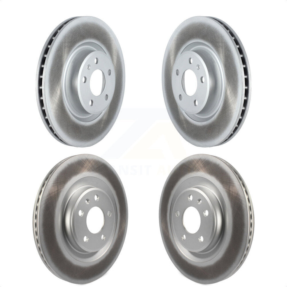 Front Rear Coated Disc Brake Rotors Kit For Audi Q5 A5 Quattro A4 A6 Sportback allroad KG-101290 by Genius