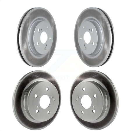 Front Rear Coated Disc Brake Rotors Kit For Toyota Camry RAV4 Lexus ES350 Avalon ES300h UX250h UX200 C-HR ES250 Venza Corolla Cross KG-101297 by Genius