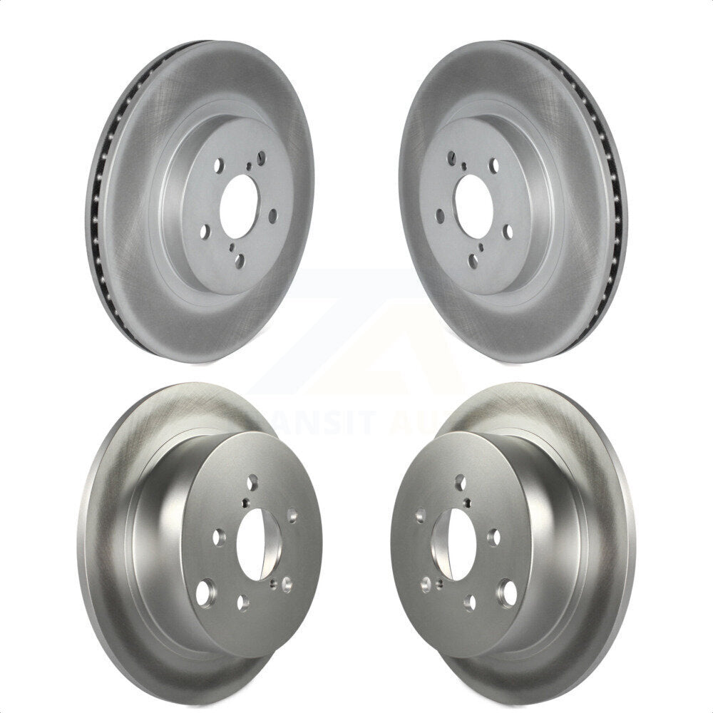 Front Rear Coated Disc Brake Rotors Kit For Subaru Crosstrek Impreza KG-101304 by Genius