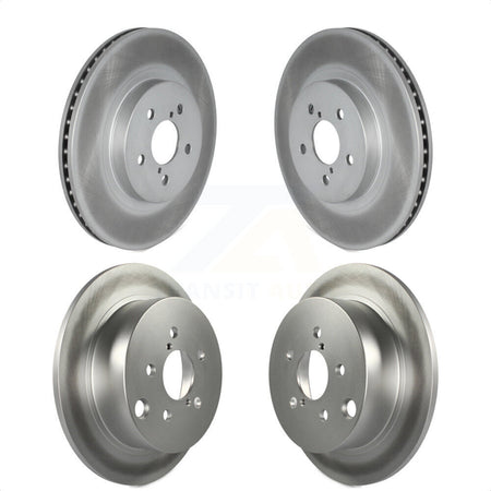 Front Rear Coated Disc Brake Rotors Kit For Subaru Crosstrek Impreza KG-101304 by Genius