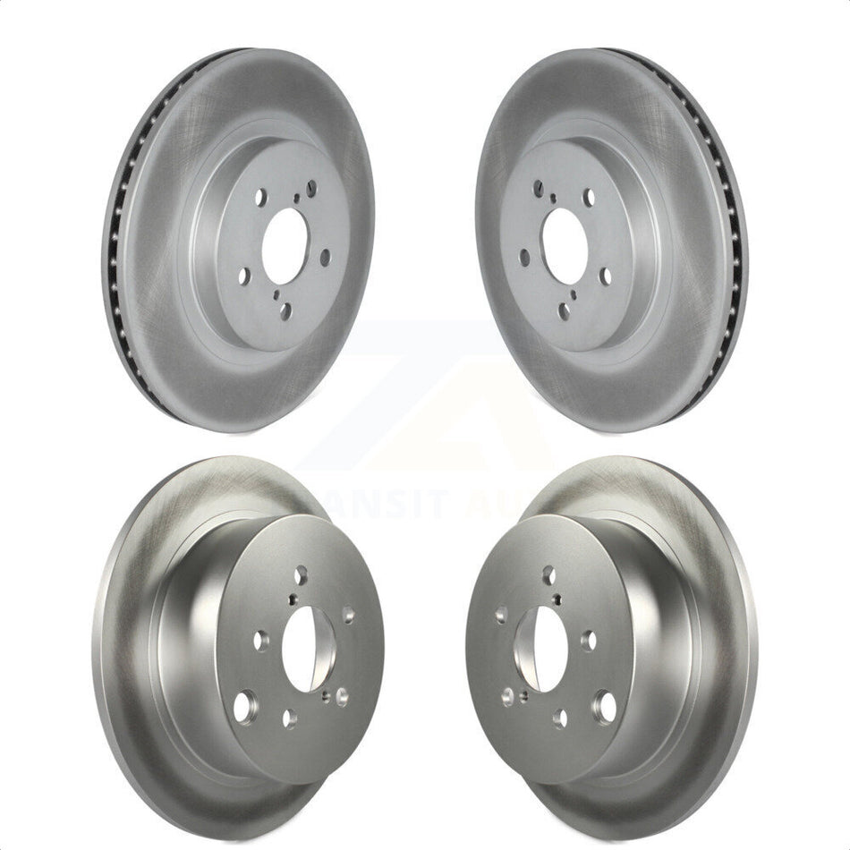 Front Rear Coated Disc Brake Rotors Kit For Subaru Crosstrek Impreza KG-101304 by Genius