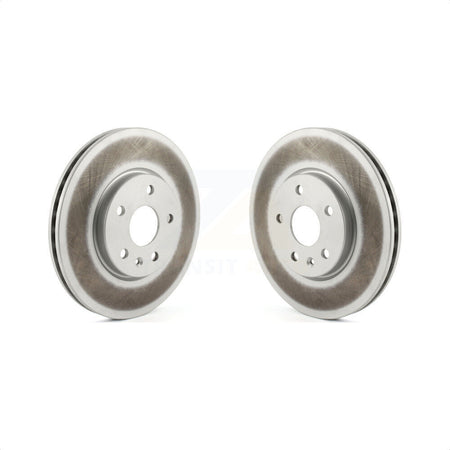 Front Coated Disc Brake Rotors Pair For Buick Envision Cadillac XT4 KG-101313 by Genius