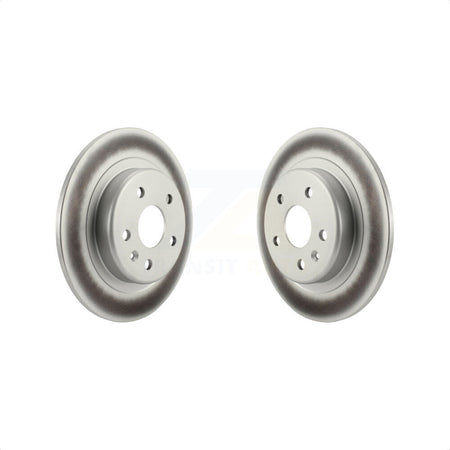 Rear Coated Disc Brake Rotors Pair For 2019-2020 Buick Envision With 315mm Diameter Rotor KG-101351 by Genius