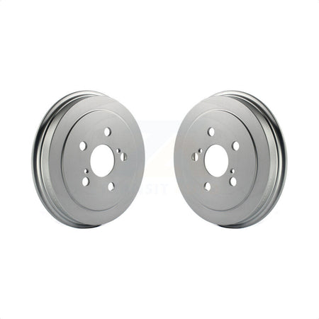 Rear Coated Brake Drums Pair For Toyota Corolla Prius Celica KG-101401 by Genius