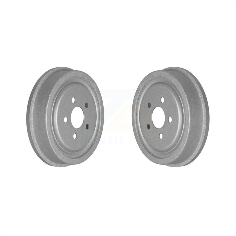 Rear Coated Brake Drums Pair For 2003-2005 Chevrolet Cavalier Pontiac Sunfire KG-101403 by Genius