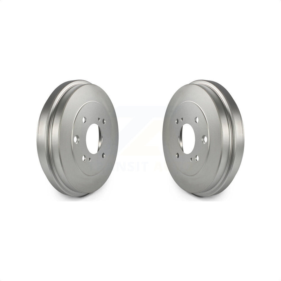 Rear Coated Brake Drums Pair For Nissan Sentra Versa Cube KG-101404 by Genius