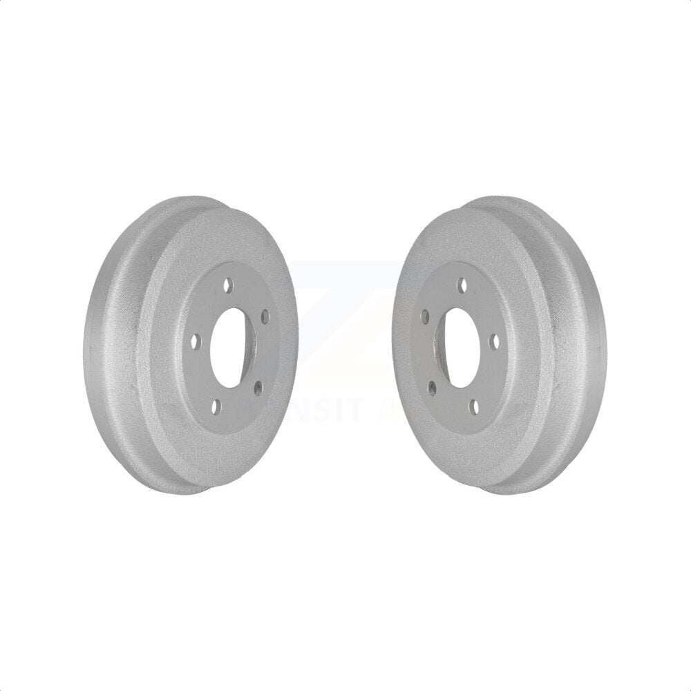 Rear Coated Brake Drums Pair For Ford Escape Mazda Tribute Mercury Mariner KG-101406 by Genius